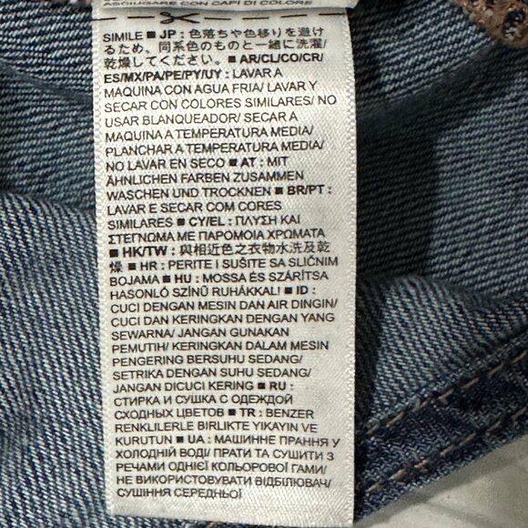 GAP women’s size S medium wash overalls country core farmcore jeans - Picture 8 of 12